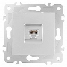 Розетка ethernet rj-45 без рамки arte milano am-203 203.45-1.silver
